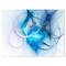 Designart - Blue Nebula Star - Abstract Canvas art print